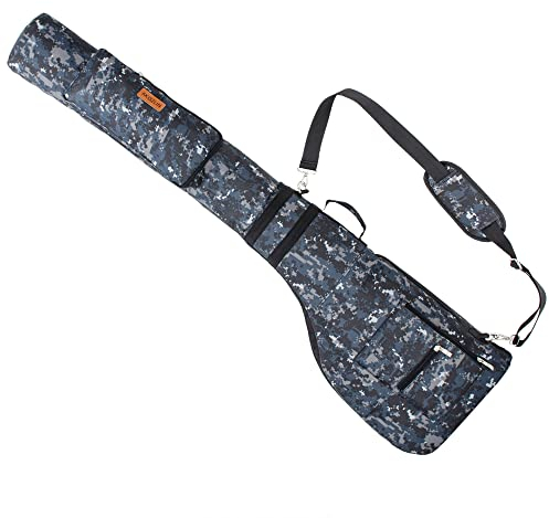 AKOZLIN Golf Carry Bag 8-10Pack Golf Club Travel Bag Case with Strap and 3 Pocket Soft Foldable Sunday Bag Pouch Golf Training Practice Portable Pencil Zipper Pouch Lightweight,Micai