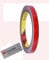 3M 610C Reflektorband Reflektorfolie reflektierendes Klebeband Sicherheitswarnband Wasserdicht Reflexfolie selbstklebend (3M 610C Red, 5mm x 10meter)