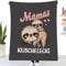 Geschenke für Mama Faultier Kuscheldecke Flauschig An Meine Mama Personalisierte Decke,Super Weich Warme Sofadecke Wohndecke Schlafdecke, Geburtstag, Weihnachten Geschenke