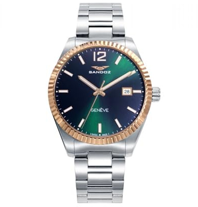 Sandoz Reloj Acero IP Dorado Brazalete Sr Sa