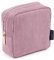 MAGEFY Kleine Make-up Tasche für Geldbeutel Mini Make-up Pouch Cord Kosmetik Tasche für Frauen Mädchen (Rosa)