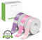NELKO Original P21 Etikettenband-Ersatz, adaptiertes Etikettendruckpapier, 14 x 40 mm, Standard-laminiertes Büro-Etikettierband, Mehrzweck-Band, P21, 180 Klebeband/Rolle, 3 Rollen, lila/rosa/rosa