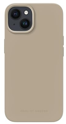 IDEAL OF SWEDEN Griffige Silikon-Handyhülle mit Einer glatten Haptik und leichtem Gefühl - Schützende stoßfeste Hülle in trendigen Farbdesigns, Kompatibel mit iPhone 13/14 (Beige)