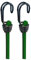 BASI | 2er Set Gummispannseil mit Haken | 80 cm Ø 8 mm | Spanngummis Gepäckspanner mit Doppelhaken | Ladungssicherung Transportsicherung - Spanngurt Set | 2 Stück