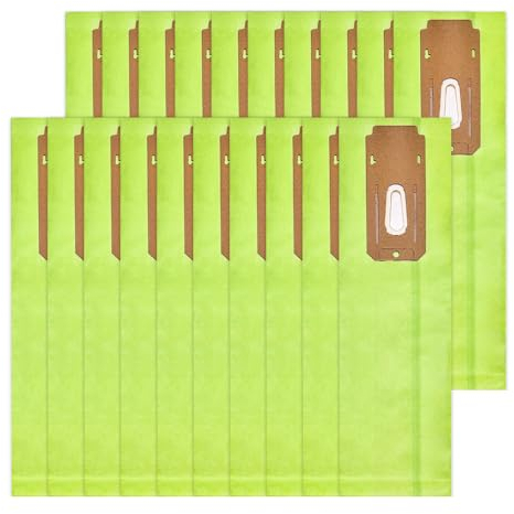 20 Pack Vacuum Bags Compatible with All Oreck XL Upright Vacuums Cleaner Type CC Bags. Replaces Part # CCPK8DW, CCPK8, AK1CC6A.