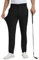 MoFiz Golfhosen Herren Stretch Hose Lange Arbeitshosen Slim Fit Männer Atmungsaktive Freizeithose Anzughose mit 5 Taschen Schwarz 38W / 32L