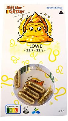 Shit the Glitter Zodiac Edition - Funkelnde Glitzerpillen für jedes Sternzeichen (Löwe)