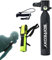 Besreey Tauchflasche Zum Sporttauchen, 0,5L Scuba Diving Tank Equipment Tauchflasche Sauerstoffflasche Taucherflasche, 3000Psi Atemschutzgerät Sauerstofftank Scuba Diving Tank Tauchflasche