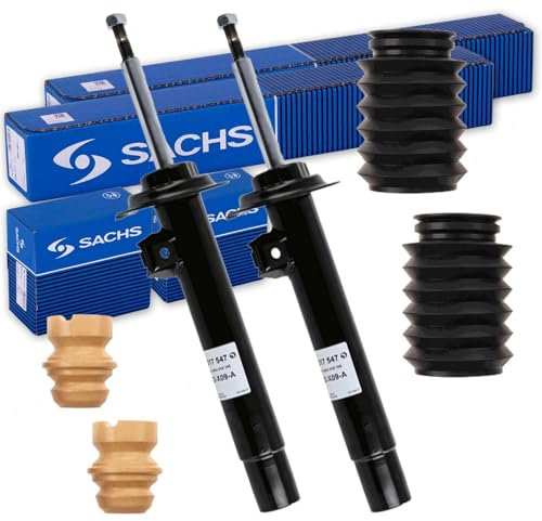 2x SACHS Stoßdämpfer + Protection-Kit vorne passend für 3er E46