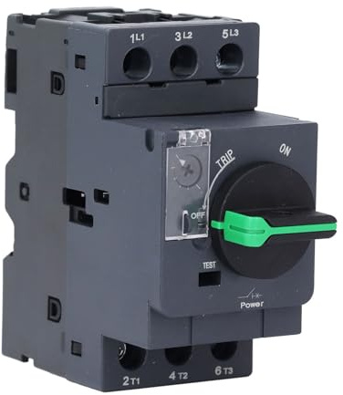Disjoncteur de Protection de Moteur 35 Mm, Bouton de Montage sur Rail DIN, Type AC690 V 6-10 A, adapté à Diverses Applications de Moteur, Assure la sécurité