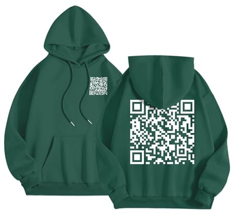 Winter einfarbiger Pullover mit Kokosnuss-Druck für Männer Frauen mit Langen Ärmeln Taschen Gurke