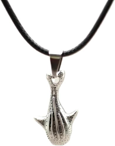 QTYQWC Zubehör 925 Sterling Silber Meeresleben Anhänger Halskette Charm Boho Walhai Schwarze Halskette für Männer Frauen Wikinger Schmuck Halsband Geschenk – Orca-Halskette, Walschwanz-Halskette,