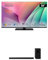 Panasonic TV-50W80AEY 50 4K Ultra HD Smart TV, Fire TV SC-HTB600EBK Home Theatre Soundbar with Bluetooth and Dolby Atmos