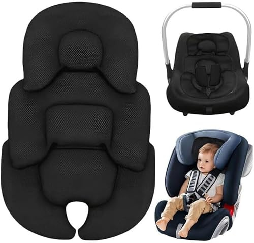 agctrler Sitzverkleinerer Babyschale für Stroller, Autositz und Hochstuhl, Bequem und Atmungsaktiv, Neugeboreneneinsatz Babyschale Universal, Neugeborenen Einsatz für Babyschale