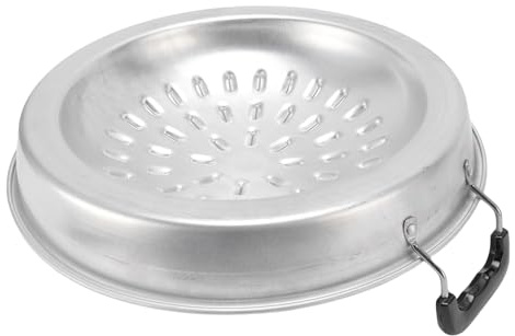 KKPLZZ Thai BBQ Grill Pan, 2 in 1 Non Stick Grill and Hot Pot Pan with Even Heating Aluminum, for Indoor Outdoor Use with Gas Stove or Charcoal (35cm/13.78in Original Color)