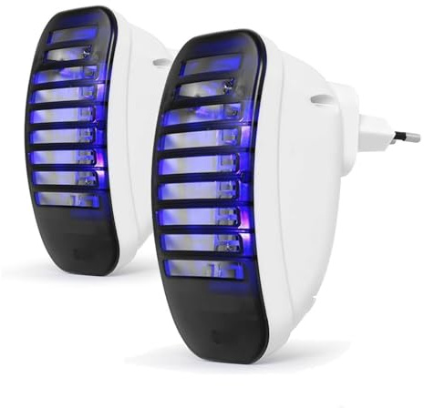 Lot de 2 répulsifs Anti-Insectes Livoo, Prise Électrique, sans Produit Chimique