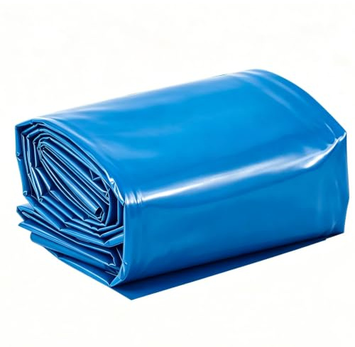 Gaommini 4x5m 5x6m 6x8m Blaue Unterlage Flexible Teichfolie für Wasser Gartenteich im Freien Plane Teichunterlage | Fischbecken-Dichtungsfolie, Membran, Polyethylen-Kunststofffolie(7x10m)