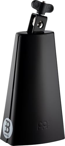 Meinl Percussion Black Timbales Cowbell - Very Large Idiophone - Length 8.5 Inches - Mountable - Powder-Coated Steel, Black (SL850-BK)
