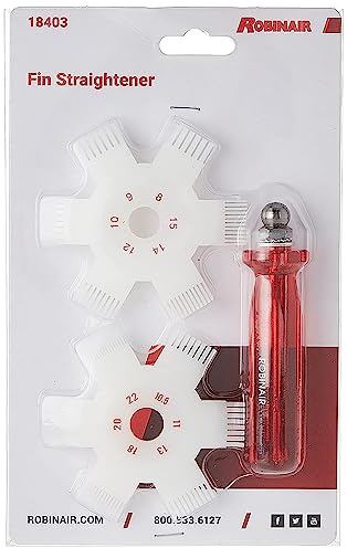Robinair 18403 Fin Comb/Straightener - Six Combs for Different Fin Spacings