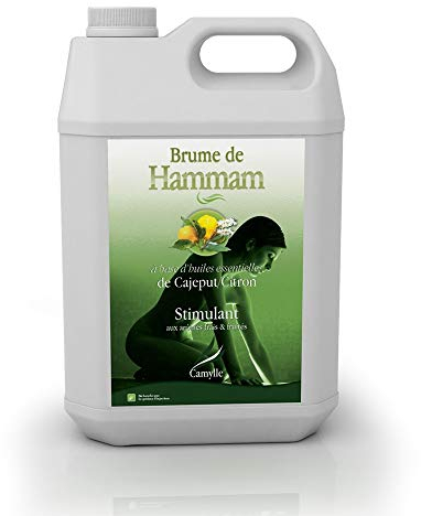 Camylle - Dampfbad-Duft Kajeput/Zitrone - Dampfbad-Emulsion aus Hochwertigen und Naturreinen Ätherischen Ölen - Stimulierend mit frischen und fruchtigen Aromen - 5000ml