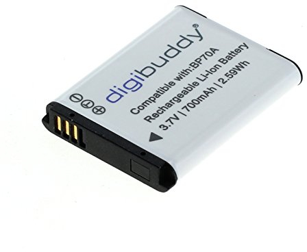 digibuddy Akku für Samsung EA-BP70A Li-Ion Schwarz