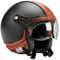 BNO 0P01-PL26 Jethelm Matt + Kunstleder, Motorradhelm, Schutzhelm Helm in der Größe L