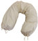 Bio Stillkissen 30cm x 150cm,Bio DinkelspelzfüllungNatur,mit 100% Bio Baumwolle-Satin,kbA-