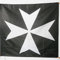AZ FLAG Bandiera Cavalieri Ordine di Malta 90x90cm - Bandiera San Giovanni di GERUSALEMME 90 x 90 cm Foro per Asta