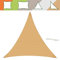 casa pura Sonnensegel 5 x 5 x 5 m, Sand - inkl. Befestigungsmaterial - Dreieck gleichseitig - Reißfestes Polyester-Gewebe - Wasserabweisend imprägniert - Sonnenschutz