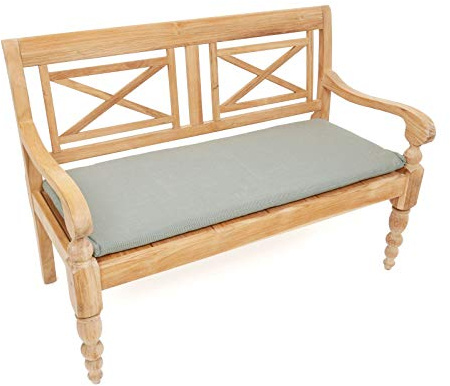 ROG garden-line AU96: Auflage FÜR Bank 2-SITZER 110 x 45 cm - Taupe (GRAU)