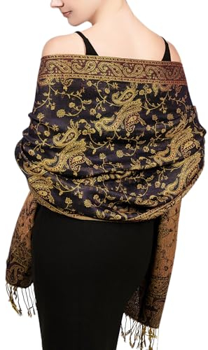 Achillea Damen Achi23 Pashmina-Schal, Navy, 28 W x 76 L