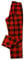 LAPASA Pantalon de Pyjama Homme Bas de Pyjama à Carreaux 100% Pur Coton/Flanelle Doux Chaud Ultra Léger Confortable M38&M39, Coton Flanelle (Carreaux Noir & Rouge), S (Tour de taille : 71-76cm)