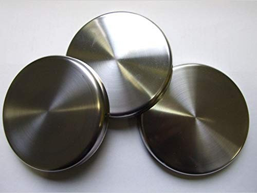 ITALFROM Copripalo Tappo in Acciaio Inox per Pali in Legno Diametro: 120 mm