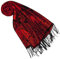 Lorenzo Cana Designer Pashmina Damen Markenschal gewebtes Pasielymuster Damastwebart Rot 70 cm x 180 cm Naturfaser Modal Schaltuch Schal Tuch Jacquard 9331677
