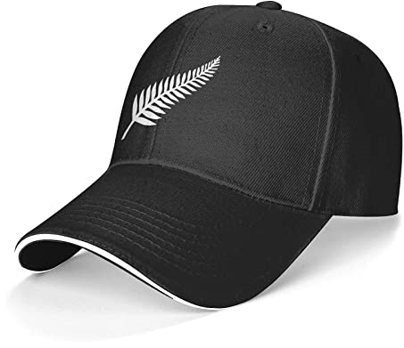 747 Damen Herren Visier Hut Neuseeländischer Maori-Farn Baseballkappe Verstellbar Distressed Basecap Leicht Baseboard Baseballkappe Für Laufen Angeln Outdoor
