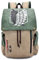 CHENMA Anime Canvas College Bag Daypack Schultertasche Büchertasche Backpack Laptop Rucksack AOT Attack on Titan