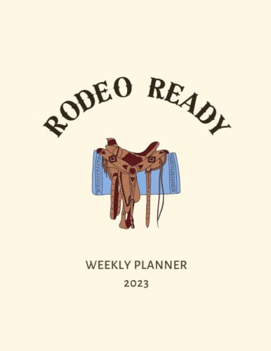 Western Style Weekly Planner: rodeo style, for cowboys cowgirls, country music, horse lovers