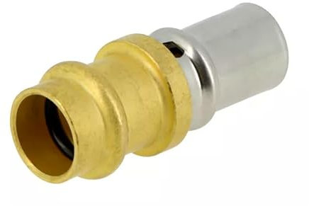 Manchon de transition à sertir tube multicouche fluxo Ø16 - cuivre à sertir Ø16