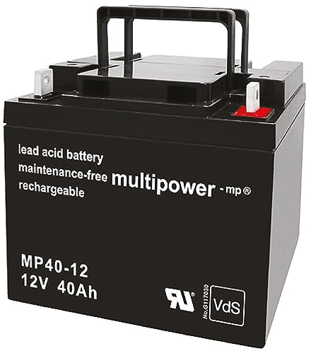 Multipower Blei-Akku MP40-12 Pb 12V / 40Ah VdS-Nr. G117030