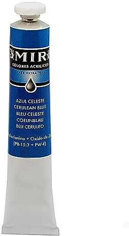 MIR ACRÍLICO Extrafino Cremoso Tubo 60ml AZUL CELESTE