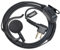 YNIBST BGB03CM G-Form Soft Ham Radio Hörmuschel Tragbares 2-Wege-Radio Verstärktes Kabel Low-Profile Headset mit PTT für Motorola CP200 CP200D PMMN4029 Yaesu FT-4XR 2-Pin Walkie Talkies