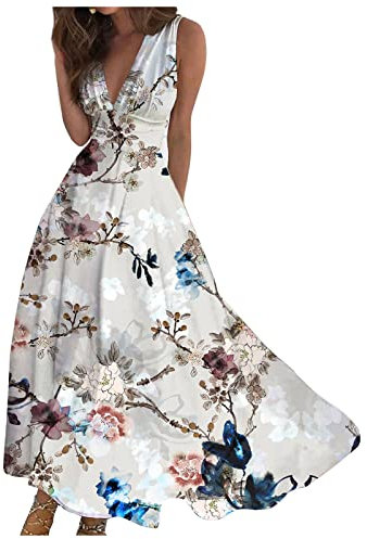 Robe D'Été Longue Fluide Cocktail Mariage Femme Grande Taille Courte Violet 3XL