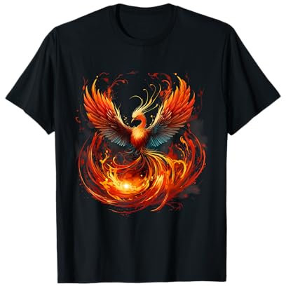 Firebird Fire Phönix Vogel Mythischer Vogel Reborn Phoenix T-Shirt
