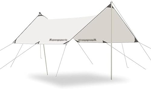 Camping Tarp Outdoor Tarp Markise Vordach, Campingplane, leichte, multifunktionale Hängematte, Regenplane for Camping, Sonnenschutz, Wandern, Rucksackreisen(3X5M)