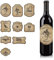 36pcs Halloween Wine Bottle Labels, 9 Styles Wine Bottle Stickers Waterproof Halloween Bottle Labels Vintage Labels Stickers for Wine Bottle Soda Cans Beer Bottles Laptop