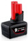 DASNITE 9,0Ah M-12 Li-ion Ersatzakku für Milwaukee M-12 Akku Lithium-Ion 12Volt 48-11-2401 48-11-2411 48-11-2420 48-11-2430 48-11-2440 48-11-2460 Ersatz für Milwaukee Akku 12 Volt M-12 Werkzeugakku