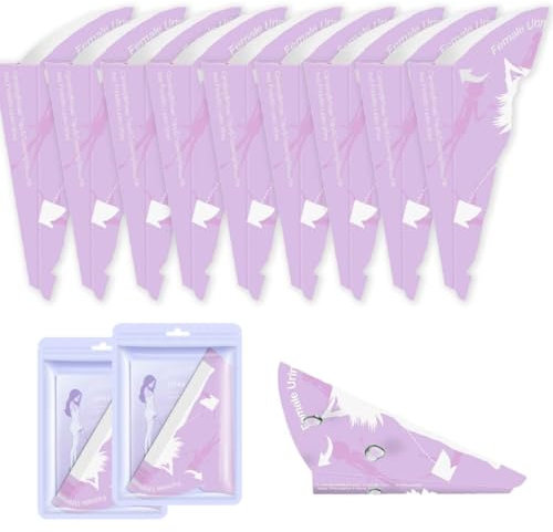 XUZOPIM 20 Stück Urinella For Women Disposable Travel Urinal Women Standing Paper Pipi Funnel For Women Portable Peeing Aid For Women Hiking Car Outdoor Activities And Camping Accessories