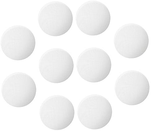 HOLIDYOYO 10er-Pack Runde Silikon-dampfmatten Küchendampferkissen Nicht Wiederverwendbare Backmatten 22 cm