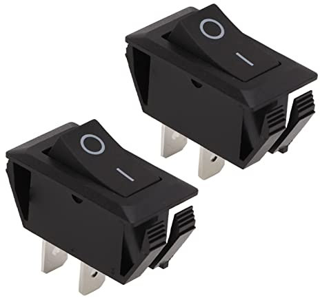 2 pcs interruttore a bilanciere 2 posizioni a controllo singolo PA66 16A 125/250V per le navi automobili strumenti