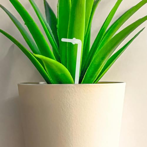 Toyvian Gebogene Pfeiltropfer, 50 Stück 4/7 mm Schlauch Transparentes Tropfbewässerungssystem für Topfpflanzen Garten Automatisches Bewässerungs-Zubehör Wassersparende Mikro Drip Bewässerung